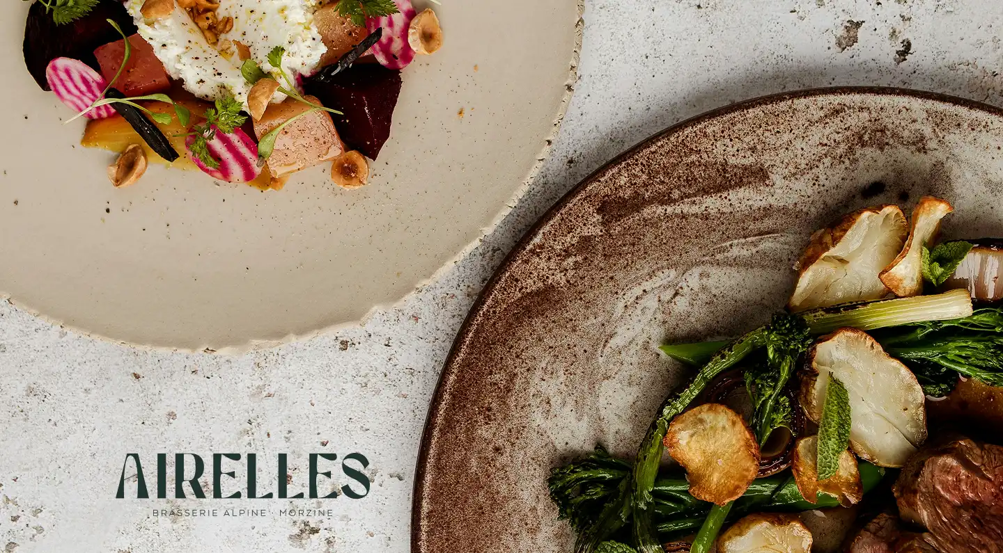 restaurant plat les airelles